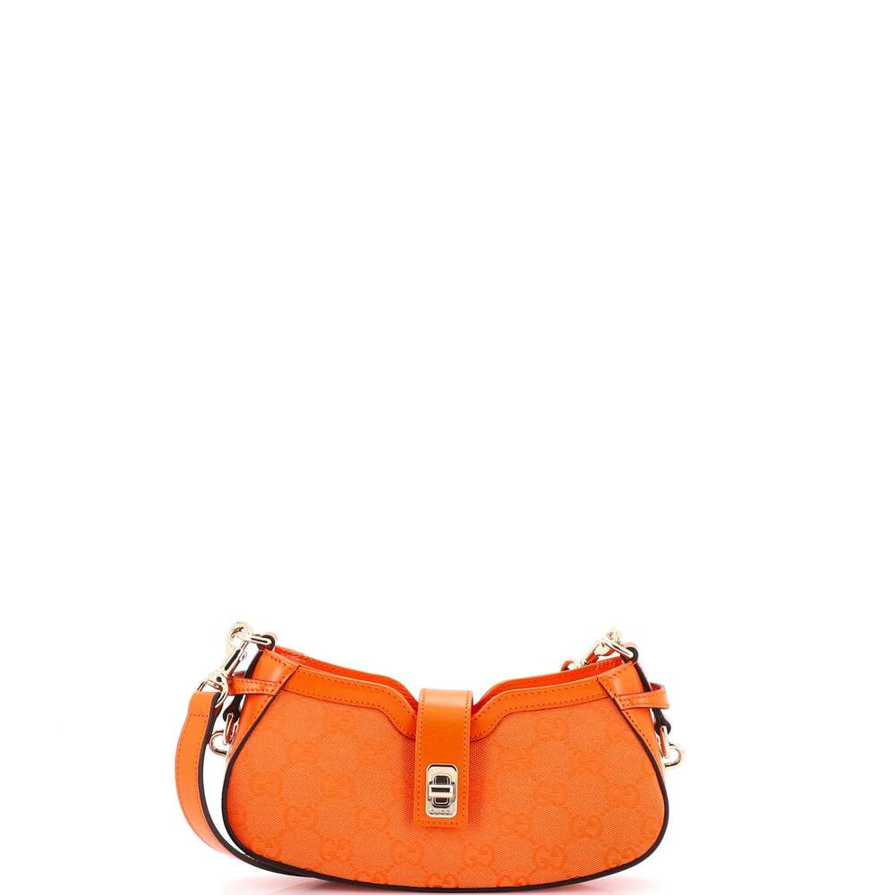 Gucci Moon Side Shoulder Bag Gg Canvas #237601G18B